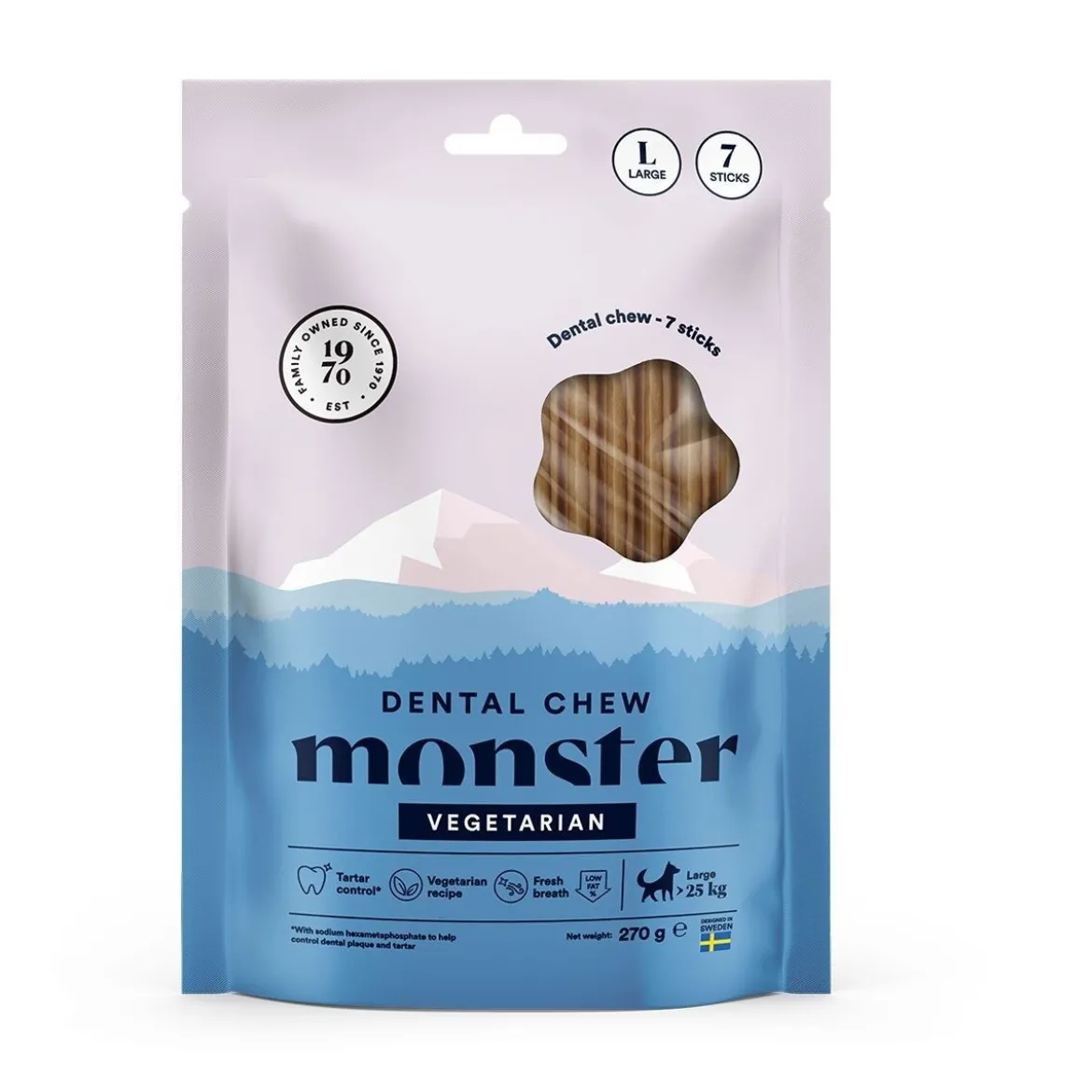 Monster Dog Dental Chew Vegetarian Large