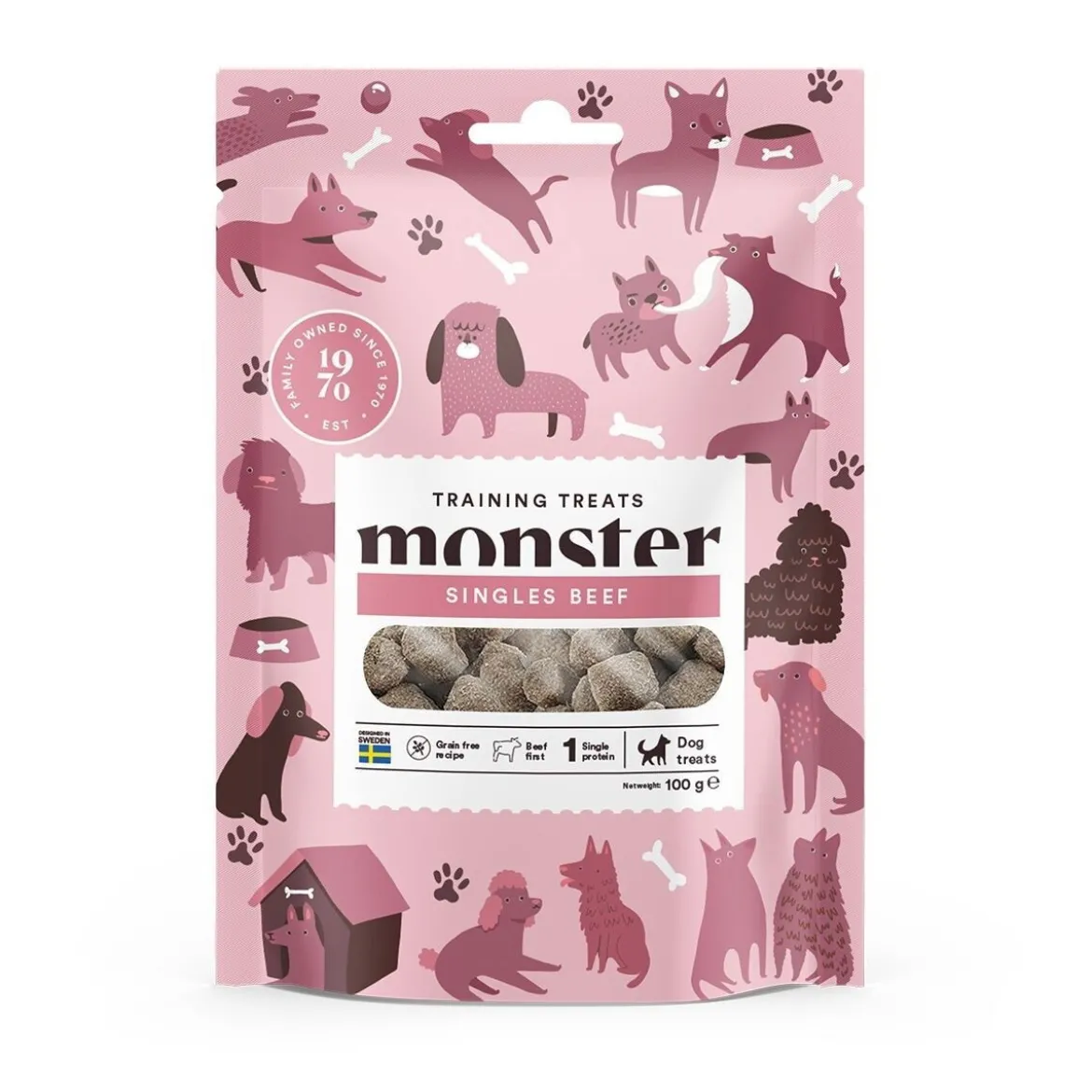 Monster Dog Training Treats Beef 100 g