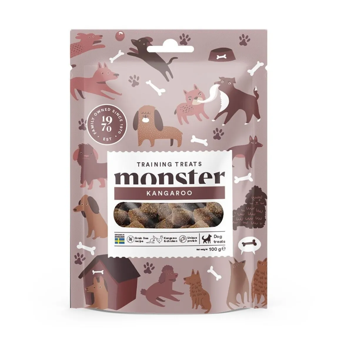 Monster Dog Training Treats Kangaroo 100 g