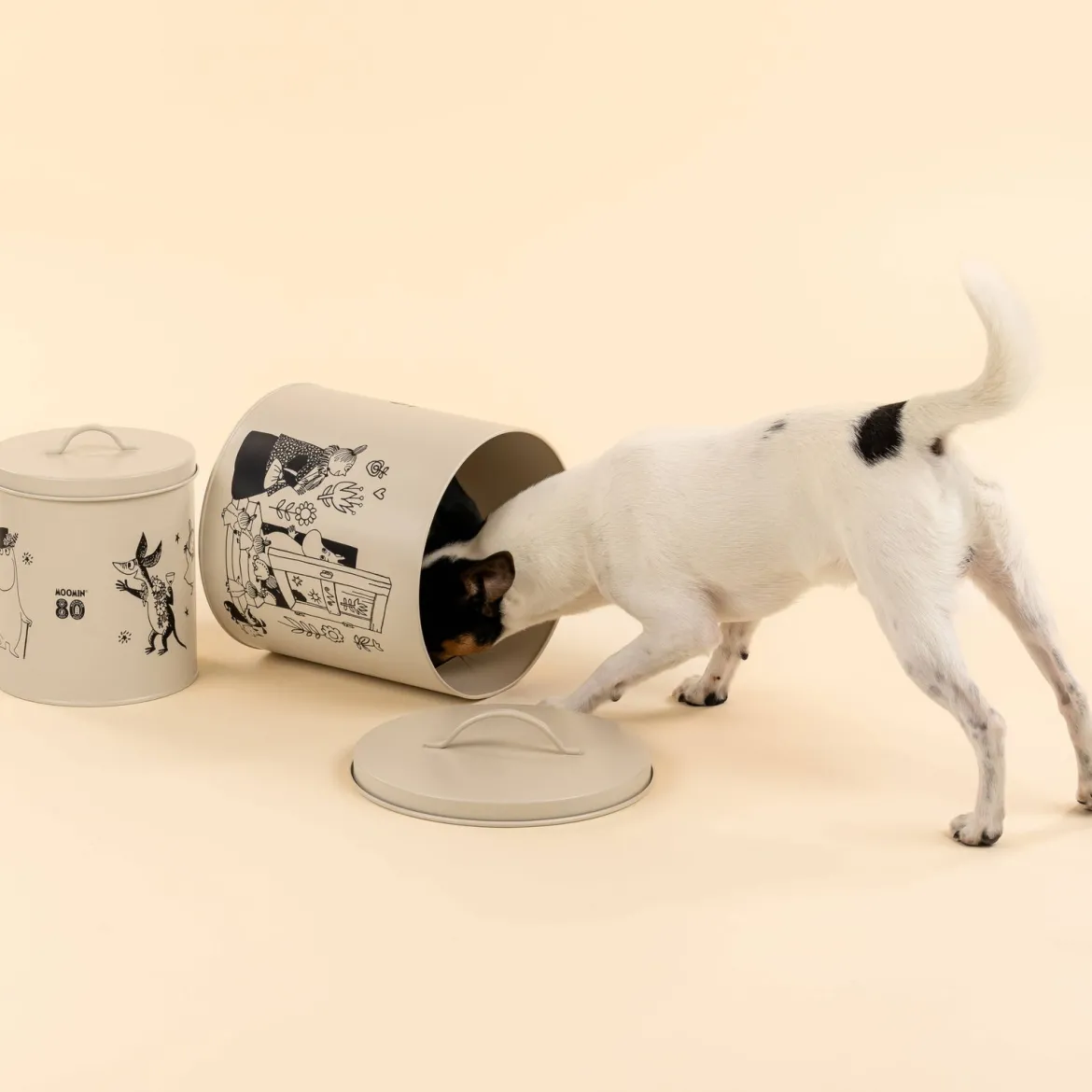 Moomin for Pets Mumin 80 år Förvaringsburk för Hund & Katt