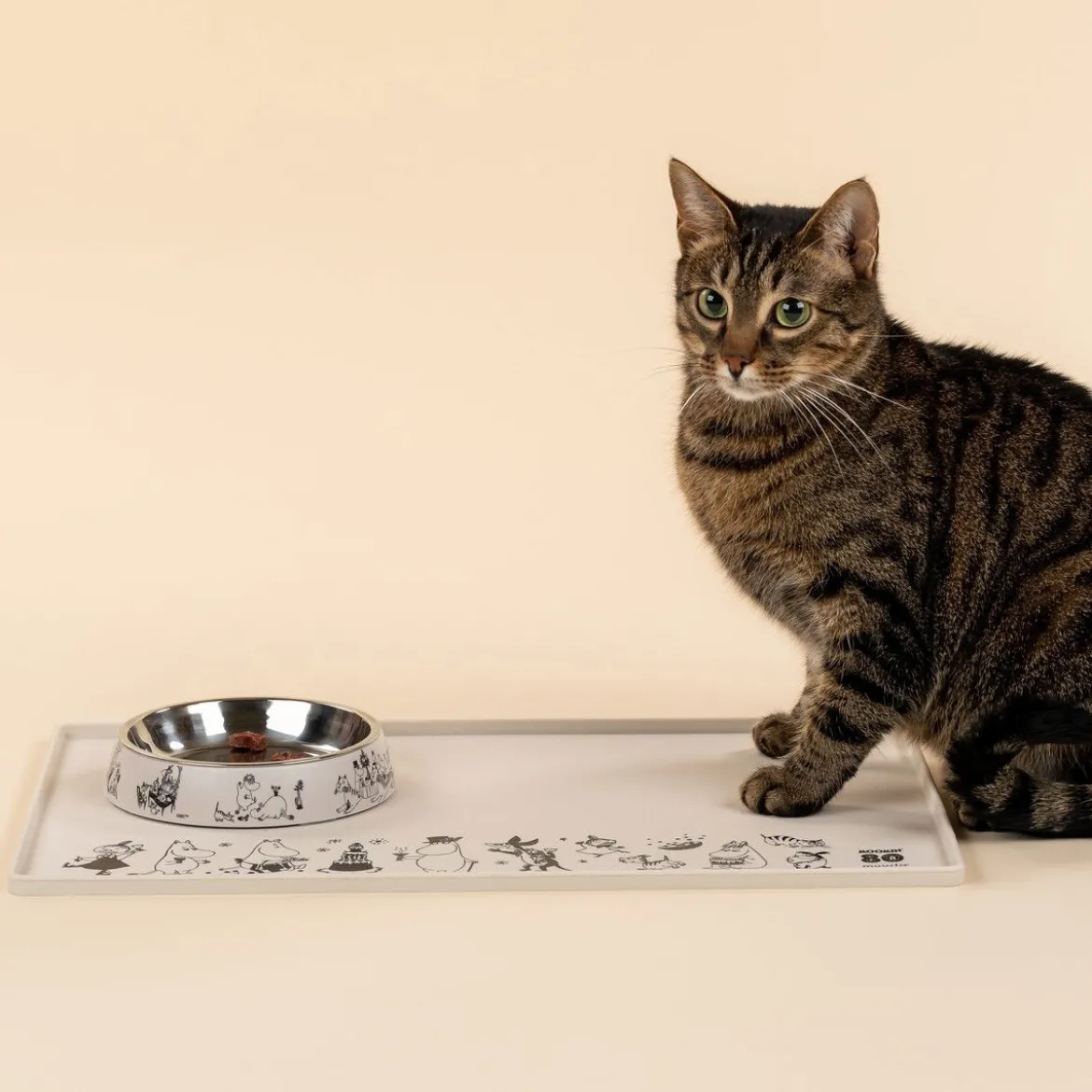 Moomin for Pets Mumin 80 år Kattskål