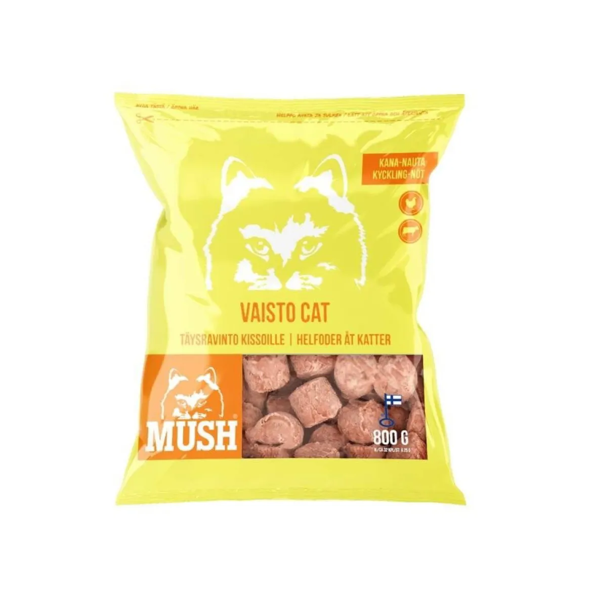 Mush Vaisto Cat Kitten Kyckling-Nöt