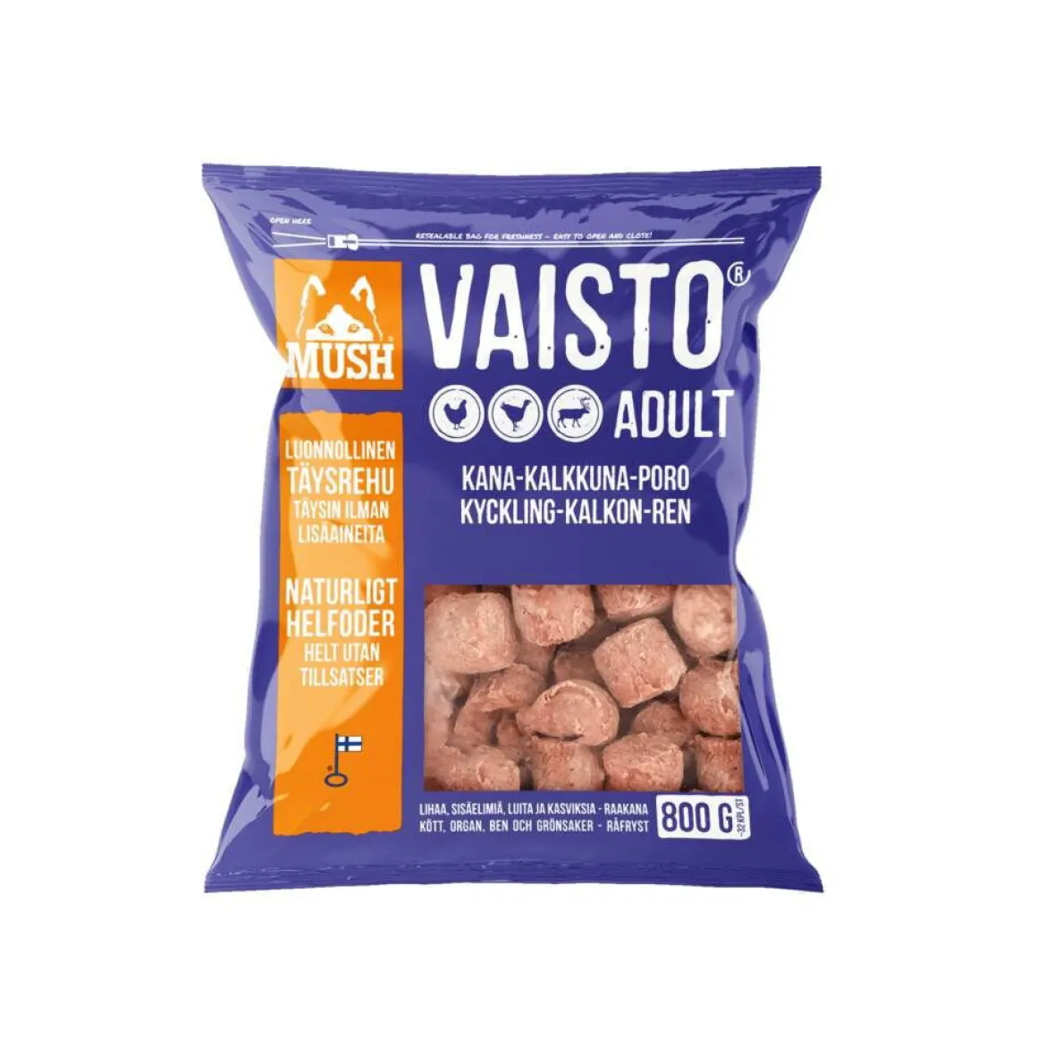 Mush Vaisto Kyckling-Kalkon-Ren