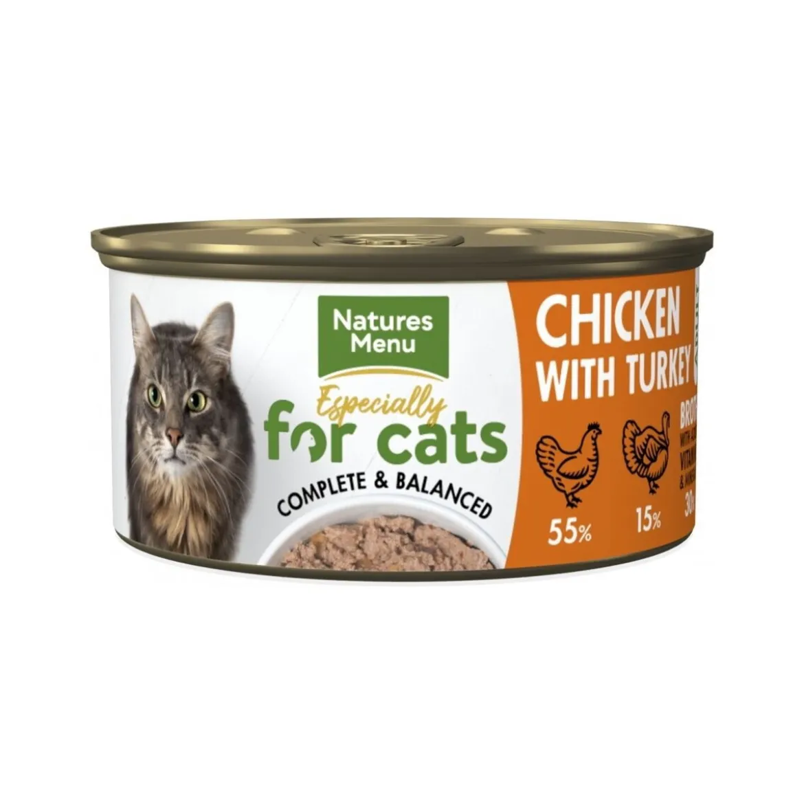 Natures Menu Cat Adult Kyckling & Kalkon 85 g