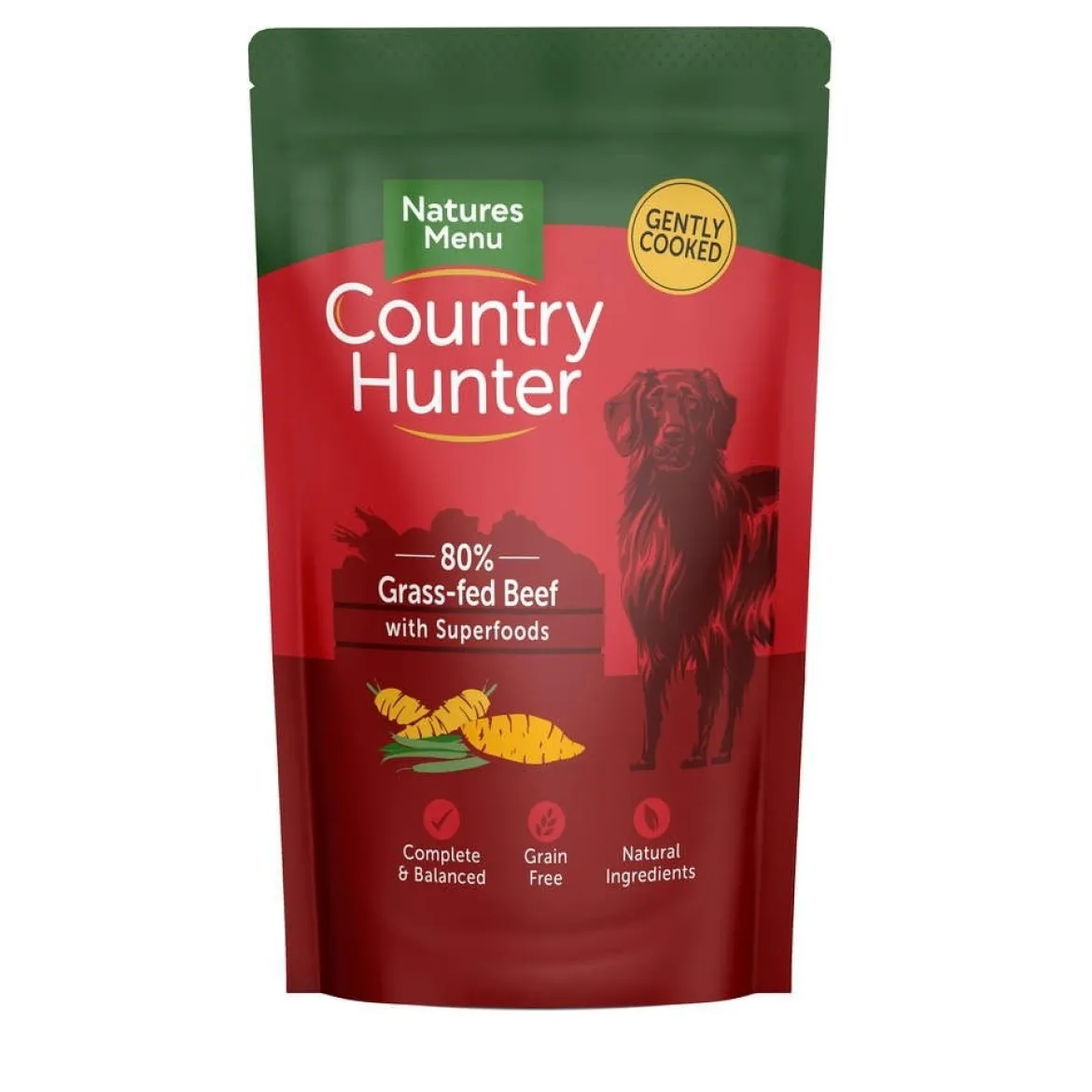 Natures:menu Country Hunter Dog Grass Glazed Beef 150 g