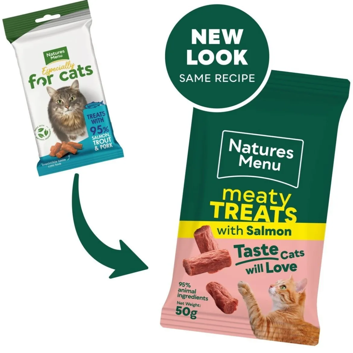 Natures Menu Kattgodis Salmon 50 g