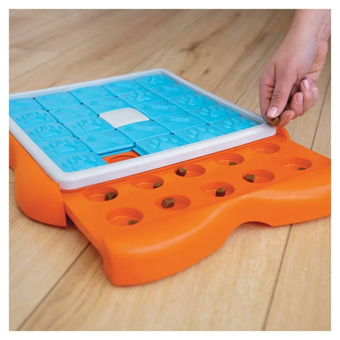 Nina Ottosson Dog Challenge Slider Orange & Turkos