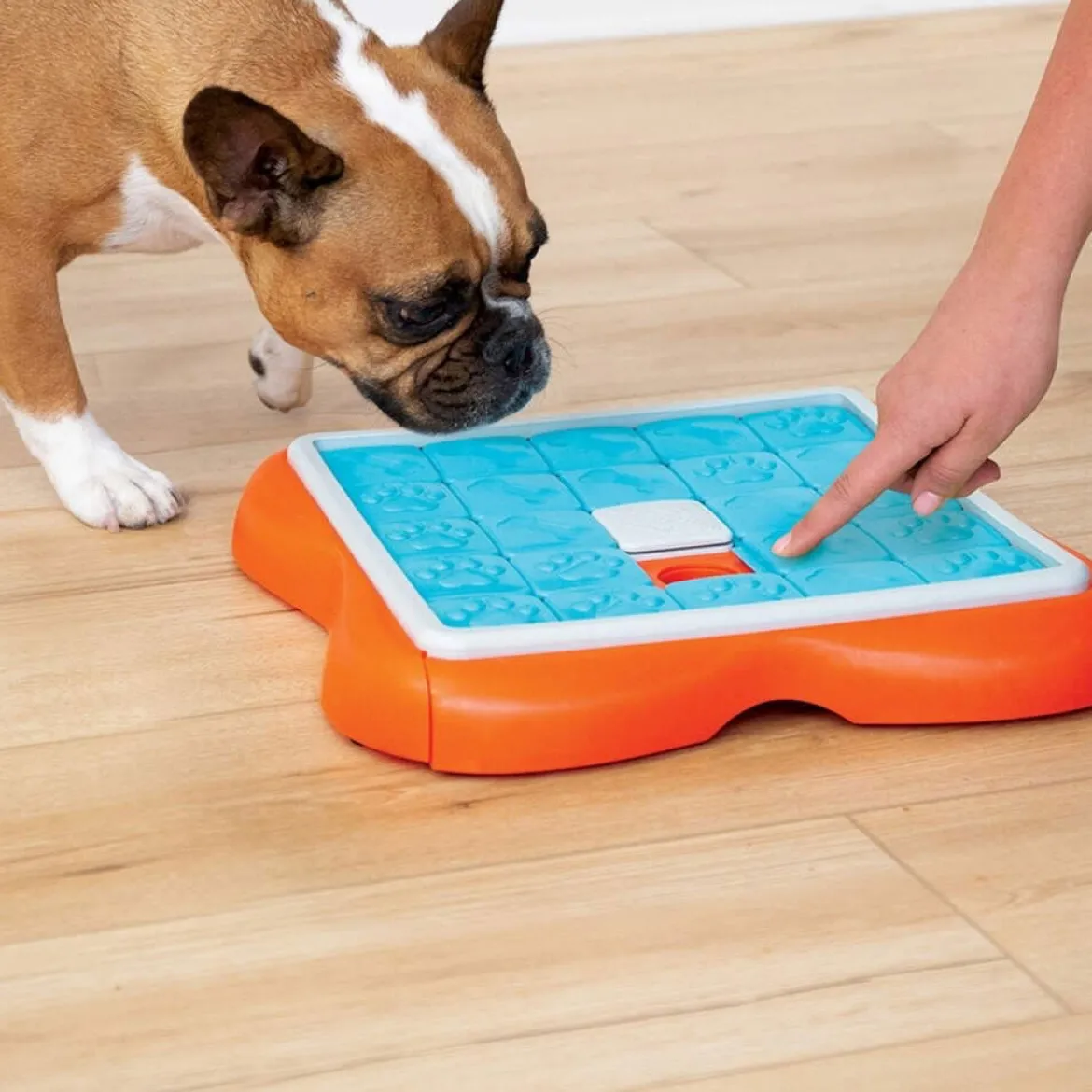 Nina Ottosson Dog Challenge Slider Orange & Turkos