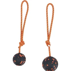 Non-Stop Dogwear Hundboll med Rep Orange/Svart