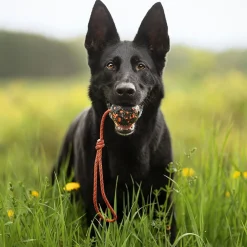 Non-Stop Dogwear Hundboll med Rep Orange/Svart