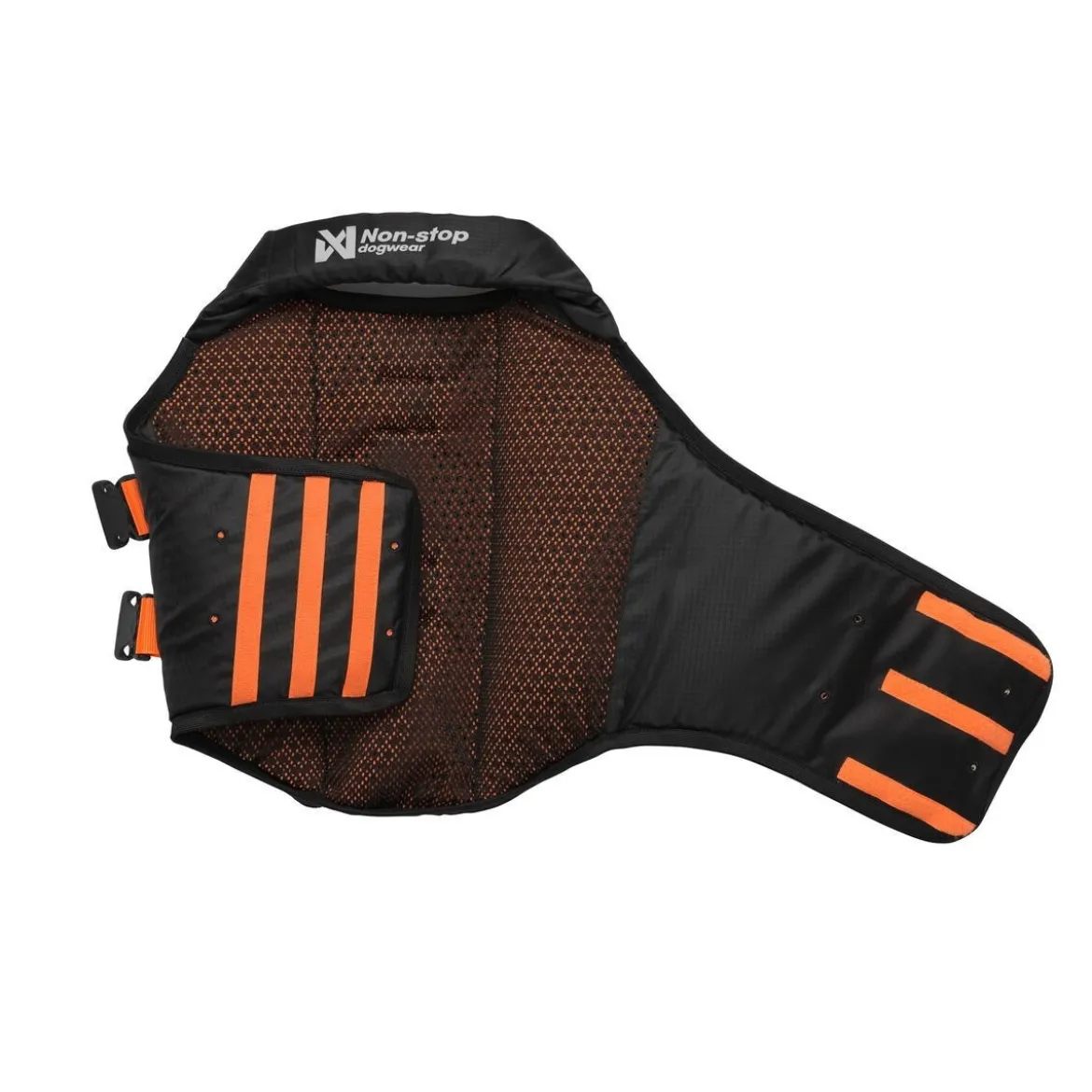 Non-Stop Dogwear Protector Flytväst till hund Orange & Svart
