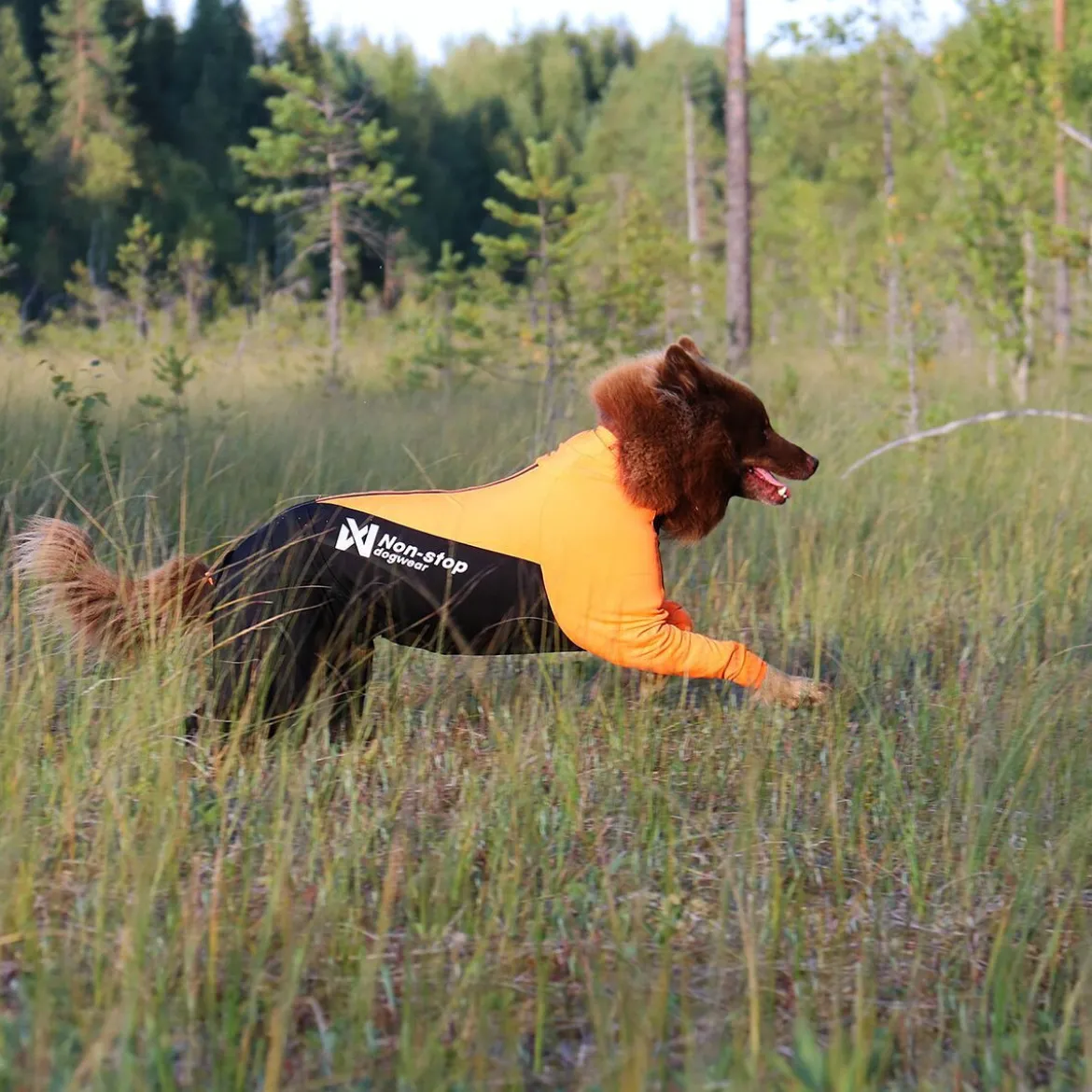Non-stop Dogwear Protector Hundoverall Tik Svart & Orange