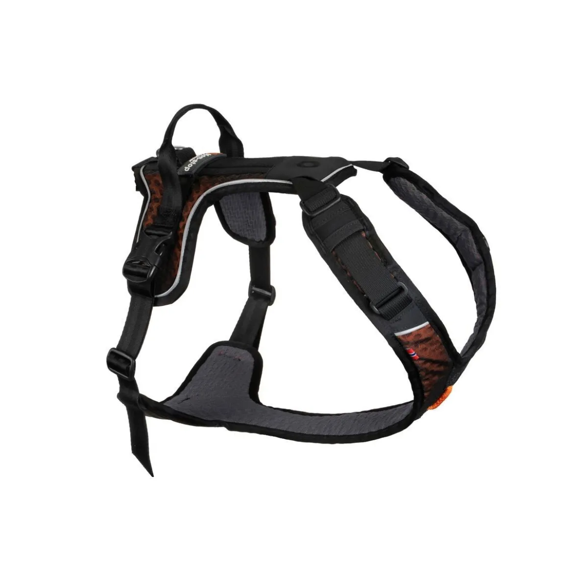 Non-stop Dogwear Rock Harness Hundsele Svart/Orange