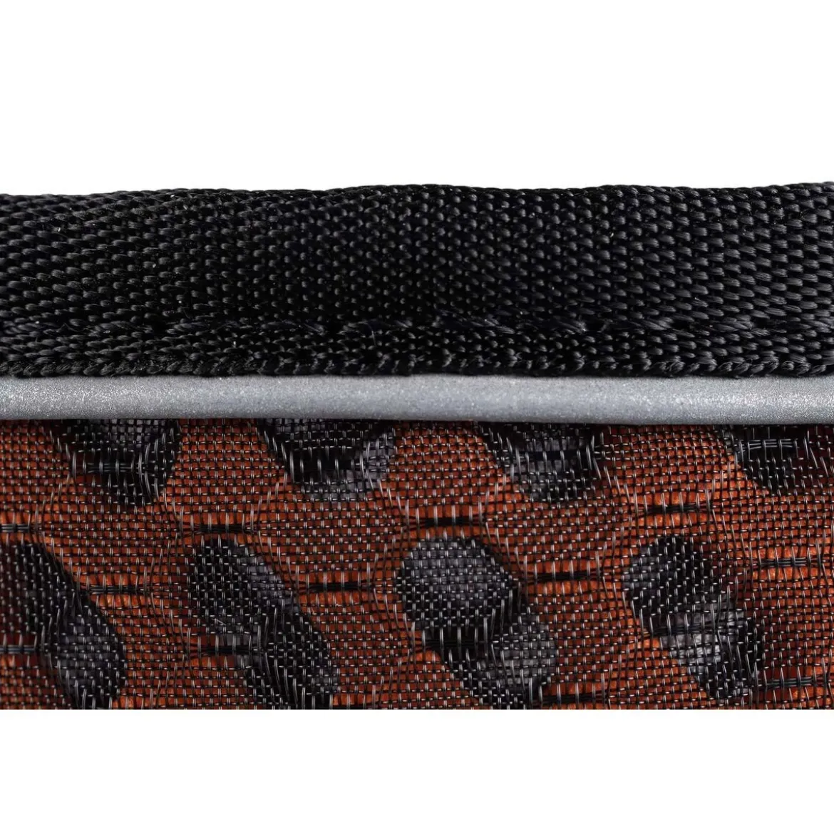 Non-stop Dogwear Rock Hundhalsband Justerbart Svart/Orange