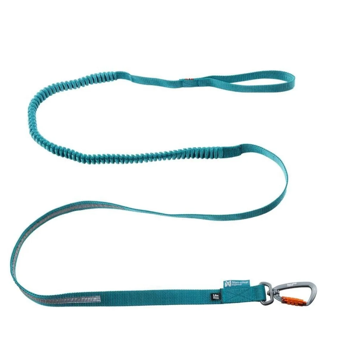 Non-stop Dogwear Touring Bungee Leash Expanderkoppel Turkos