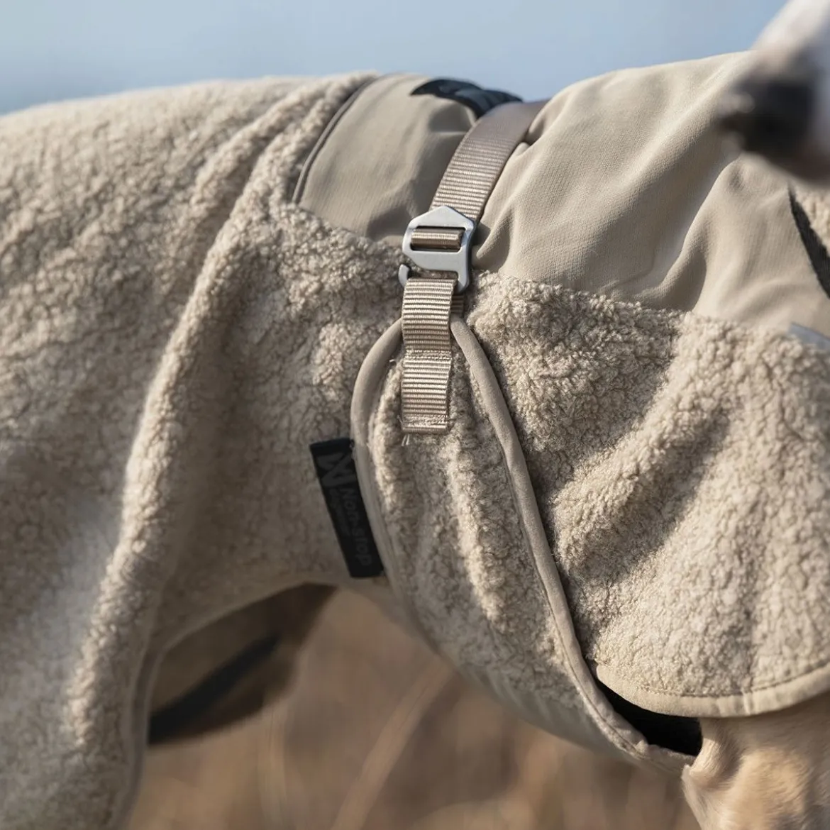 Non-Stop Dogwear Wool Hundtäcke Merinoull Beige