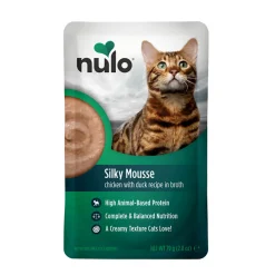 Nulo Silky Mousse Cat Chicken with Duck in Broth Våtfoder till Katt 79 g