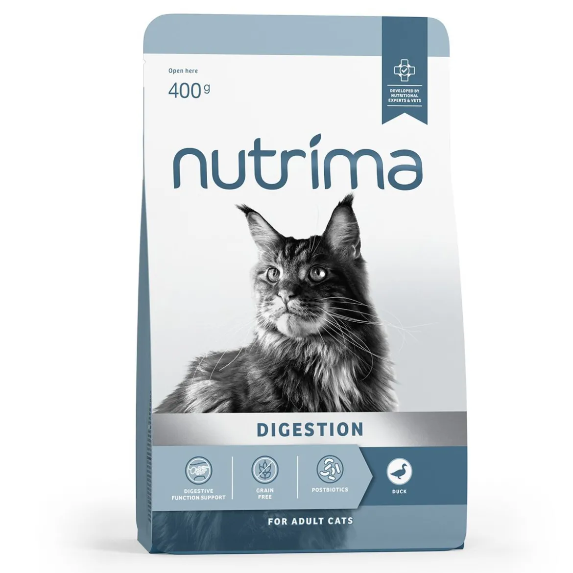 Nutrima Cat Adult Digestion Duck Torrfoder till Katt