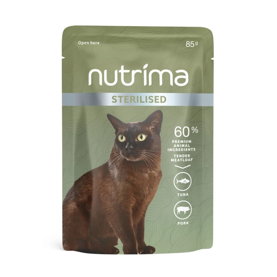 Nutrima Cat Adult Sterilised Tuna & Pork 85 g