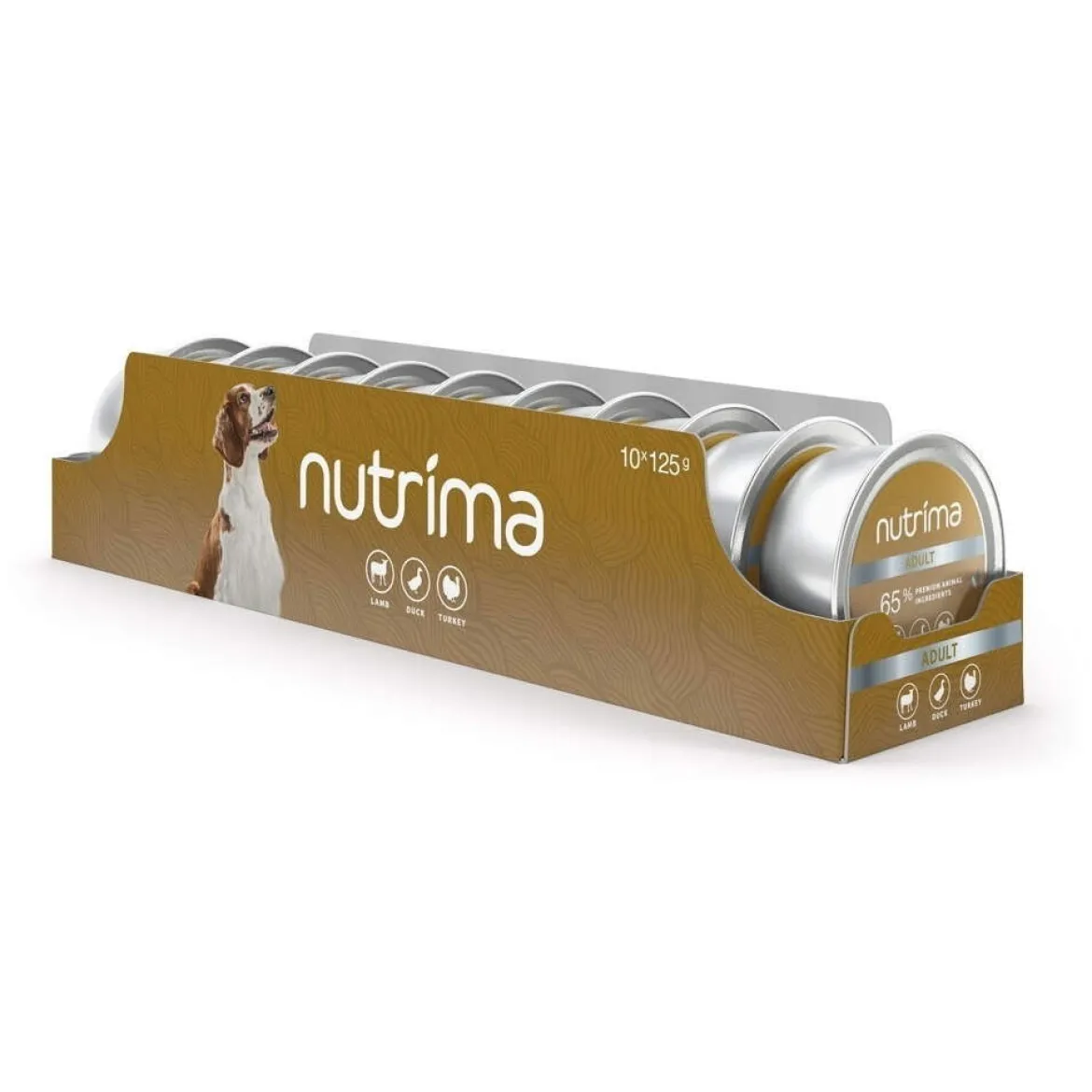 Nutrima Dog Adult Lamb, Duck & Turkey Våtfoder till Hund 125 g