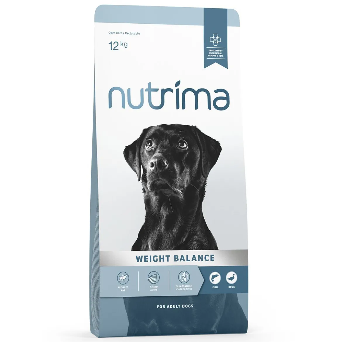 Nutrima Dog Adult Weight Balance Fish & Duck Torrfoder till Hund