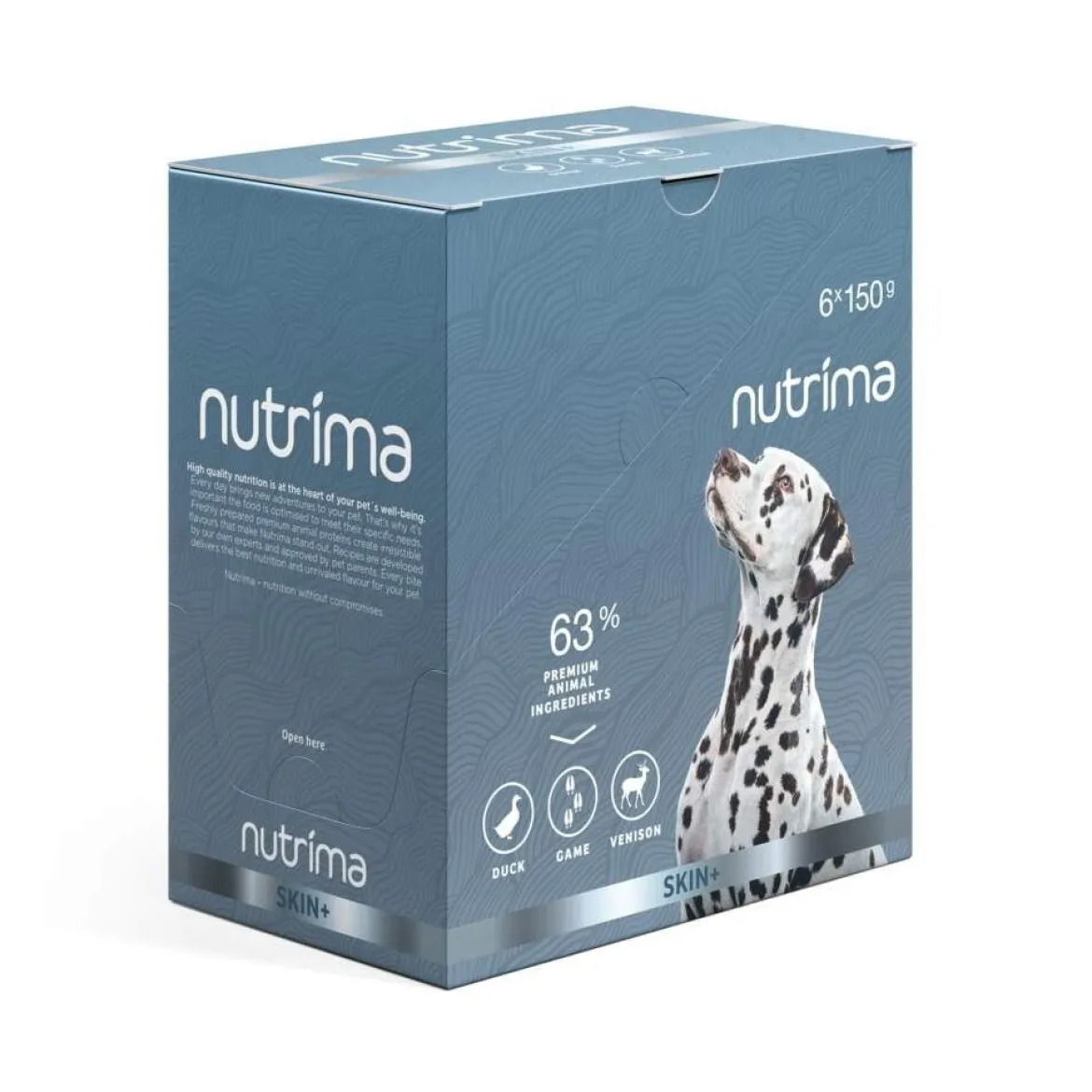 Nutrima Health Skin+ Anka, Vilt & Hjort 150 g
