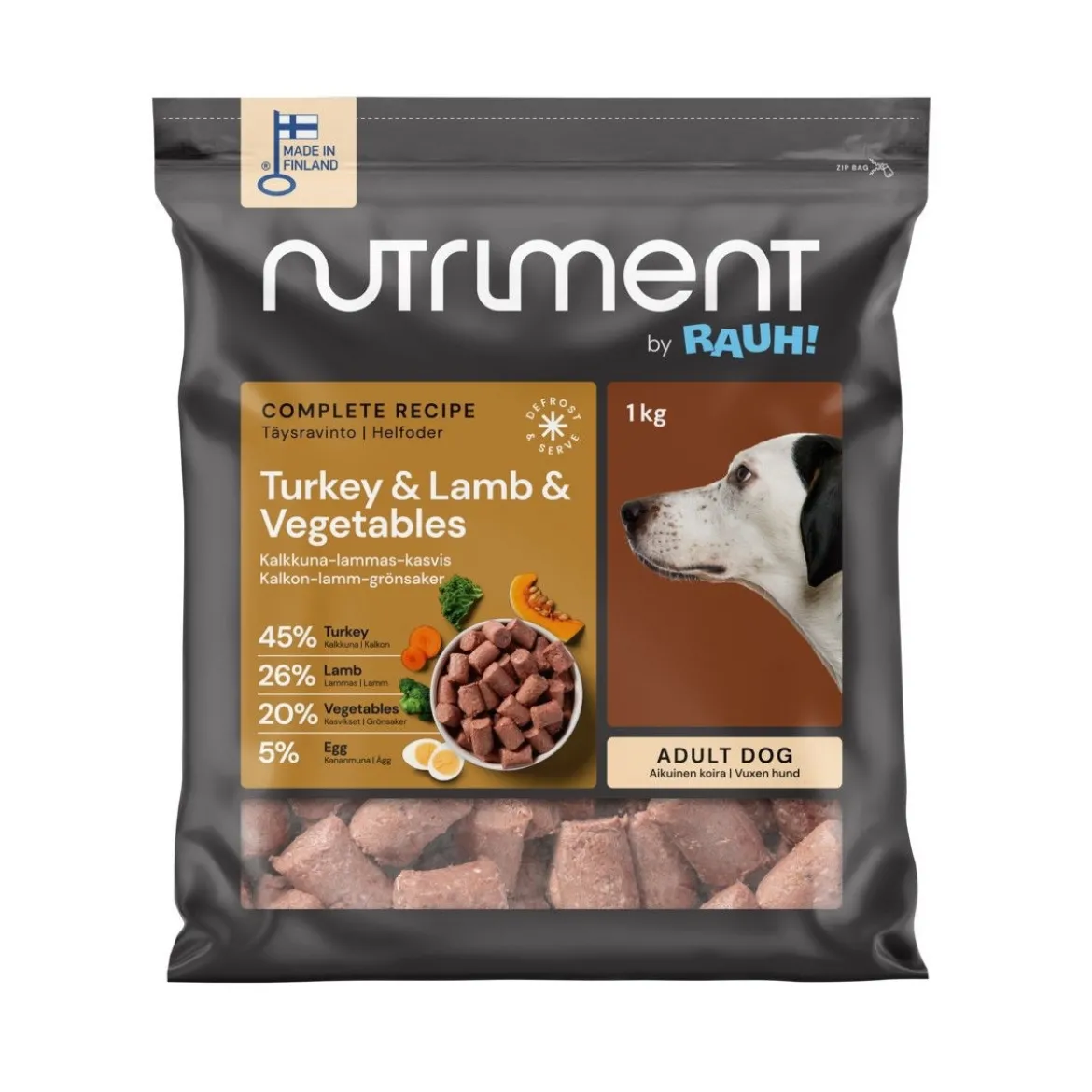 Nutriment by RAUH! Kalkon-Lamm-Grönsaker 1 kg