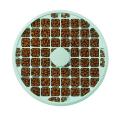 Outward Hound Slow Feeder Tray Hundmatskål Turkos