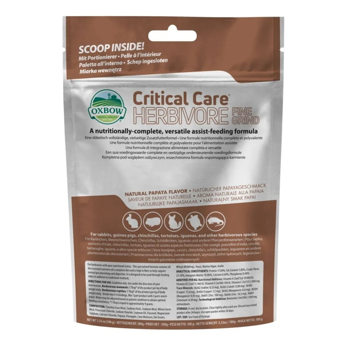 Oxbow Critical Care Herbivore Fine Grind 100 g