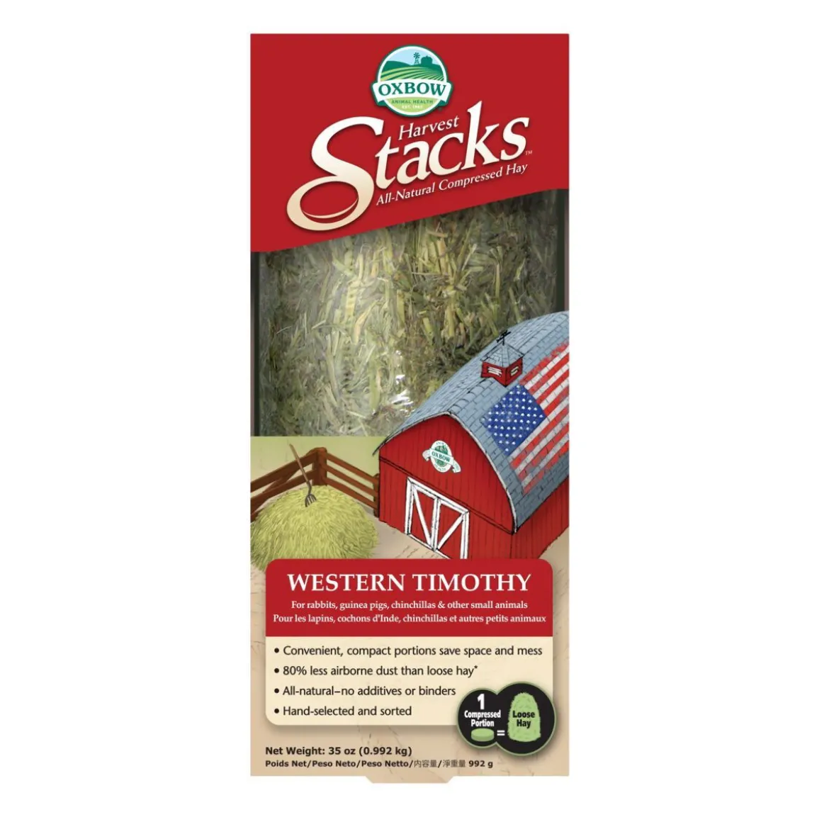 Oxbow Harvest Stacks Timotejhö 992 g
