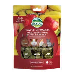 Oxbow Simple Rewards Baked Treats with Apple & Banana 85 g