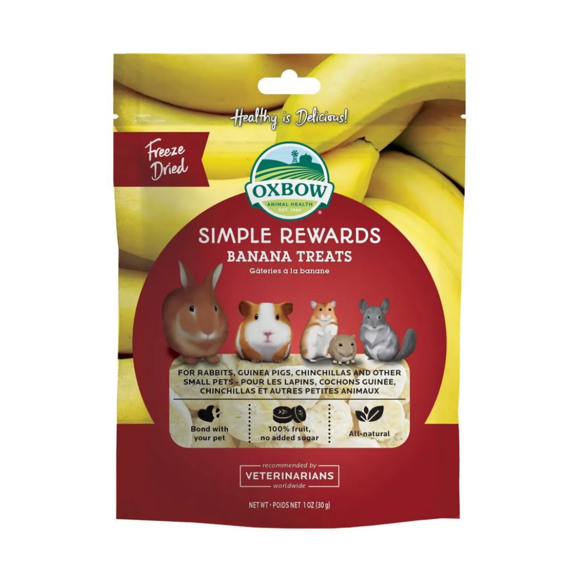 Oxbow Simple Rewards Banana Treats 30 g