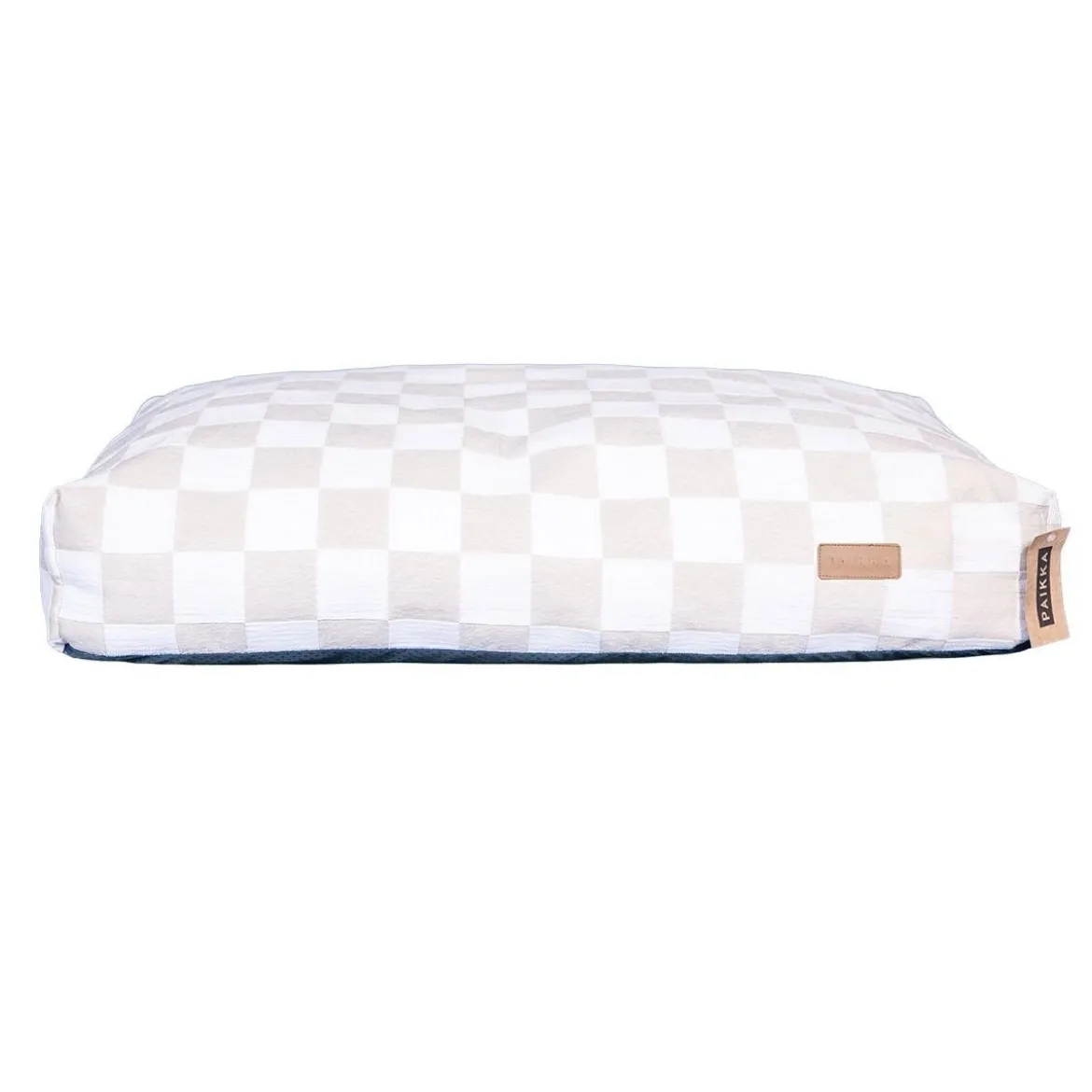 PAIKKA Check Hundmadrass Rutig Beige