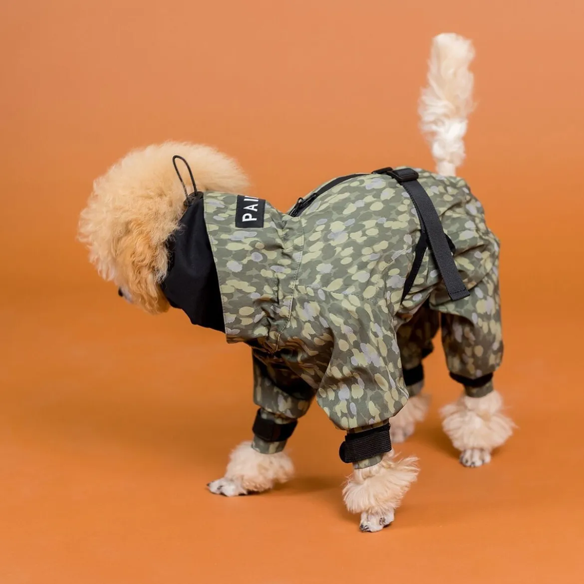 PAIKKA Regnoverall till Hund 2.0 Grön