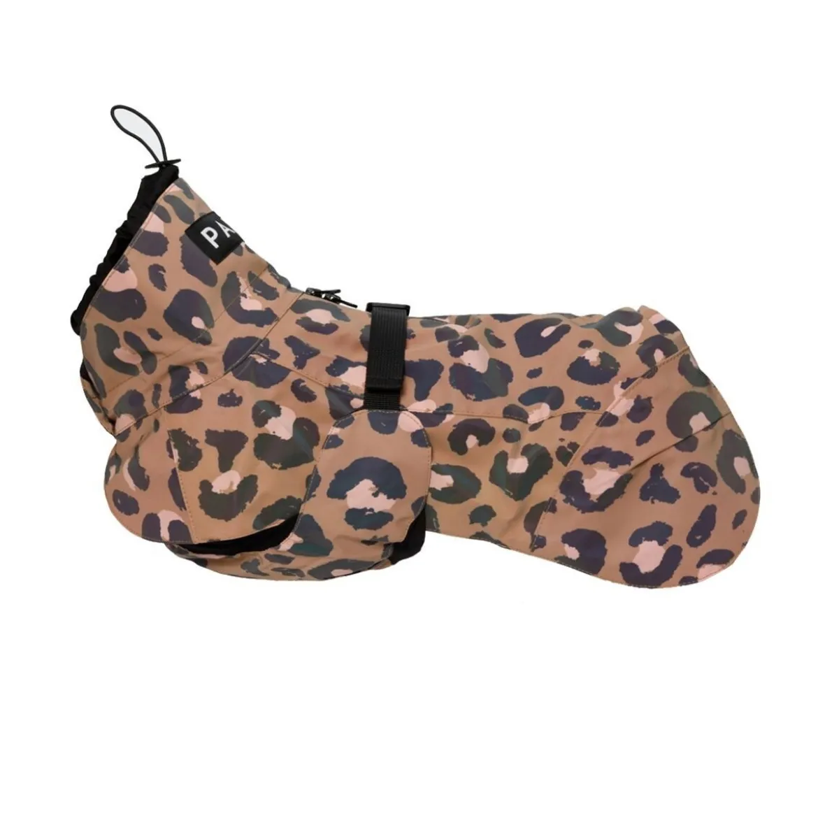 PAIKKA Visibility Lite Regnjacka Leopard Brun