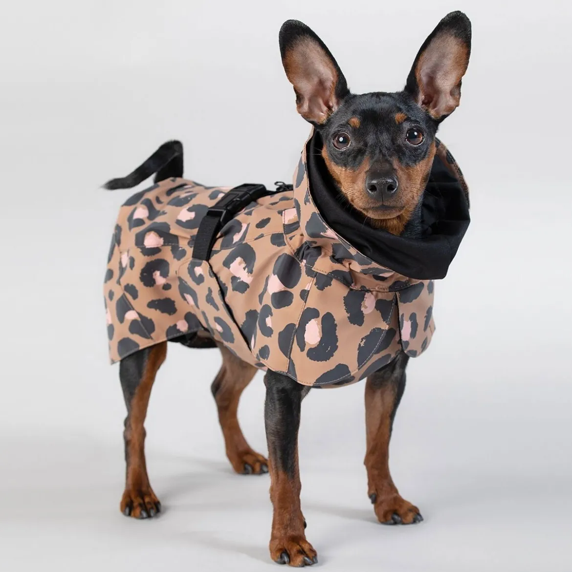 PAIKKA Visibility Lite Regnjacka Leopard Brun