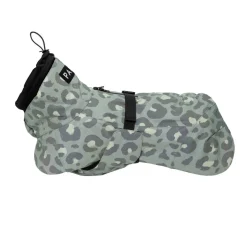 PAIKKA Visibility LiteRegnjacka till Hund Leopard Grön