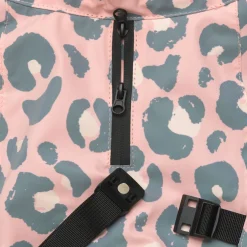 PAIKKA Visibility Regnjacka till Hund Rosa Leopard