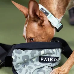 PAIKKA Visibility Treat Bag Midjeväska Leopard Grön