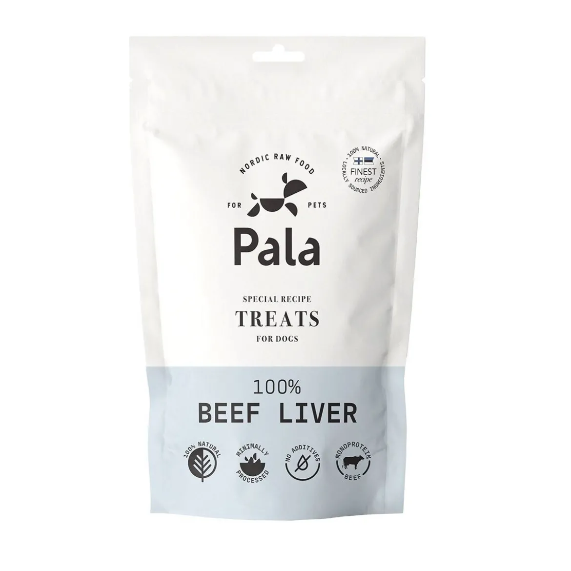 Pala 100% Beef Liver Lufttorkat Hundgodis 100 g