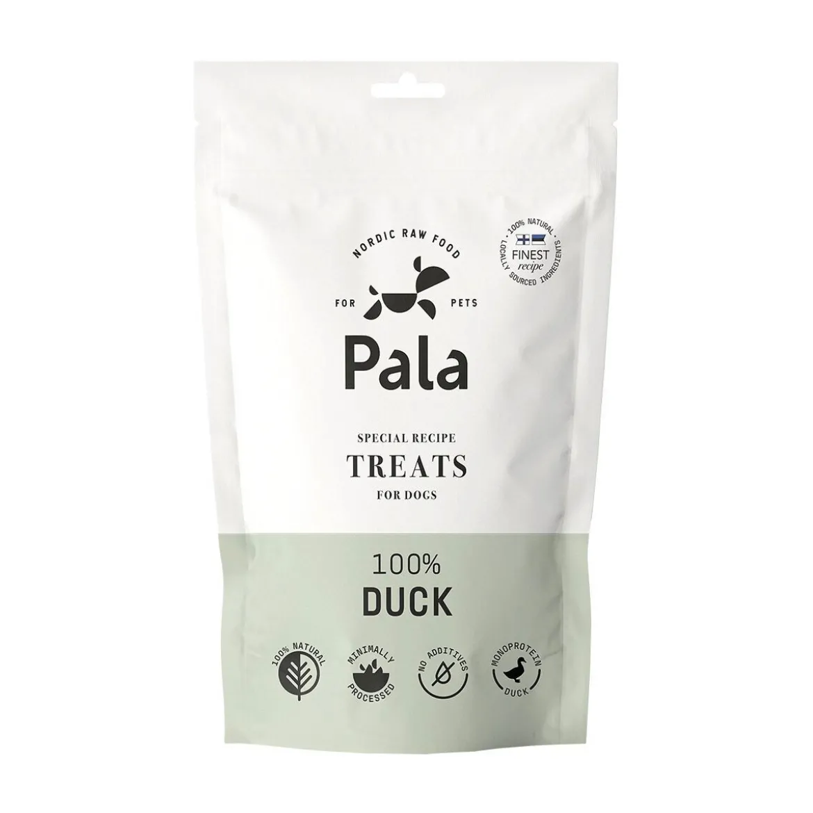 Pala 100% Duck Lufttorkat Hundgodis 100 g