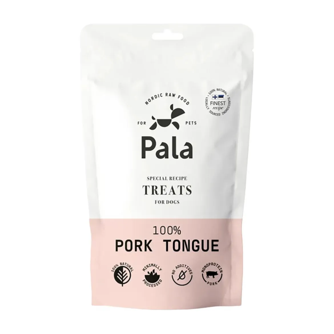 Pala 100% Pork Tongue Lufttorkat Hundgodis 100 g
