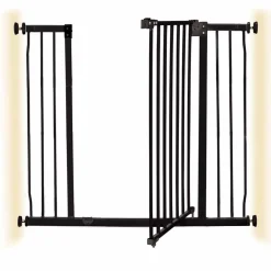 PetEasy Hundgrind Extra hög & bred Svart 93x99-105,5 cm