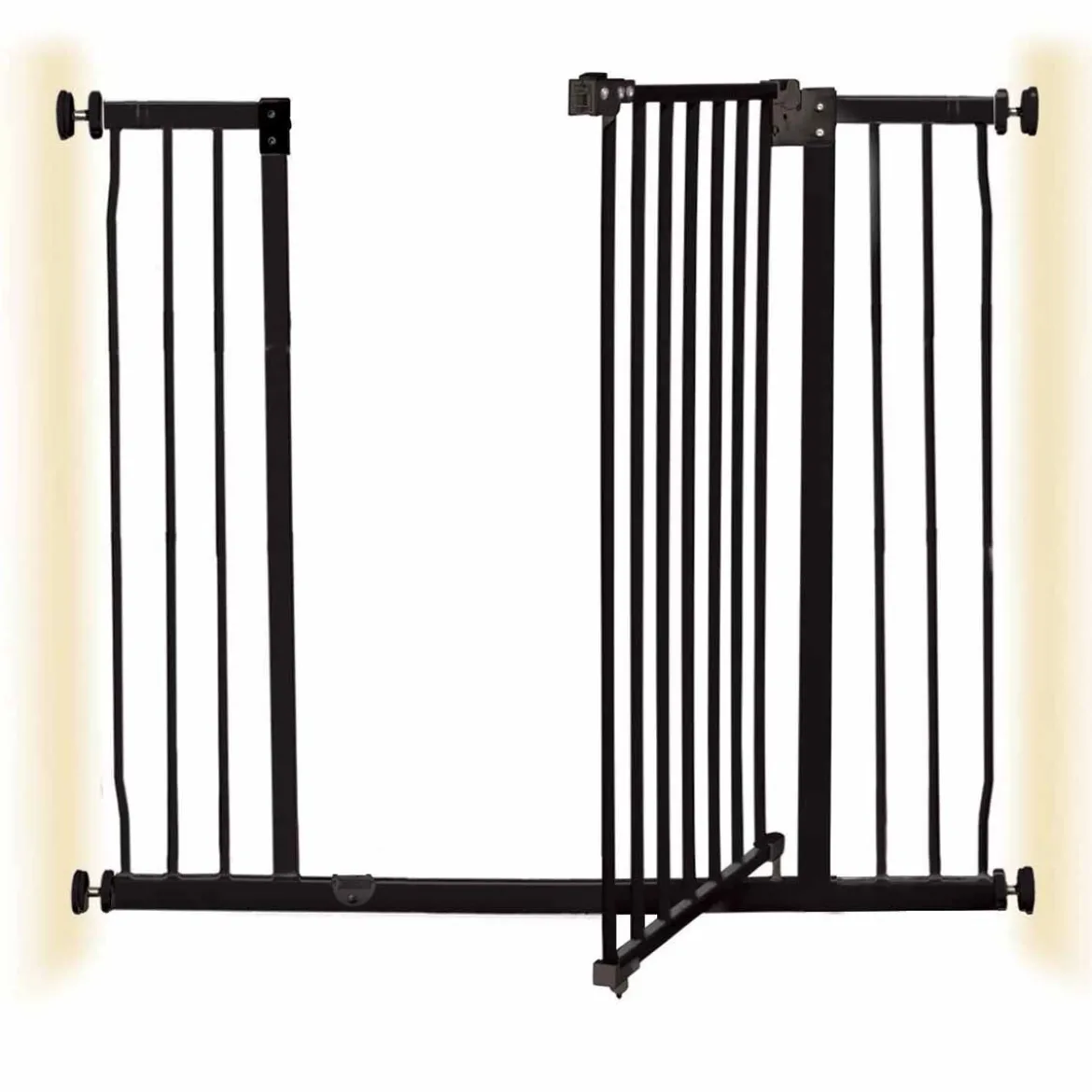 PetEasy Hundgrind Extra hög & bred Svart 93x99-105,5 cm
