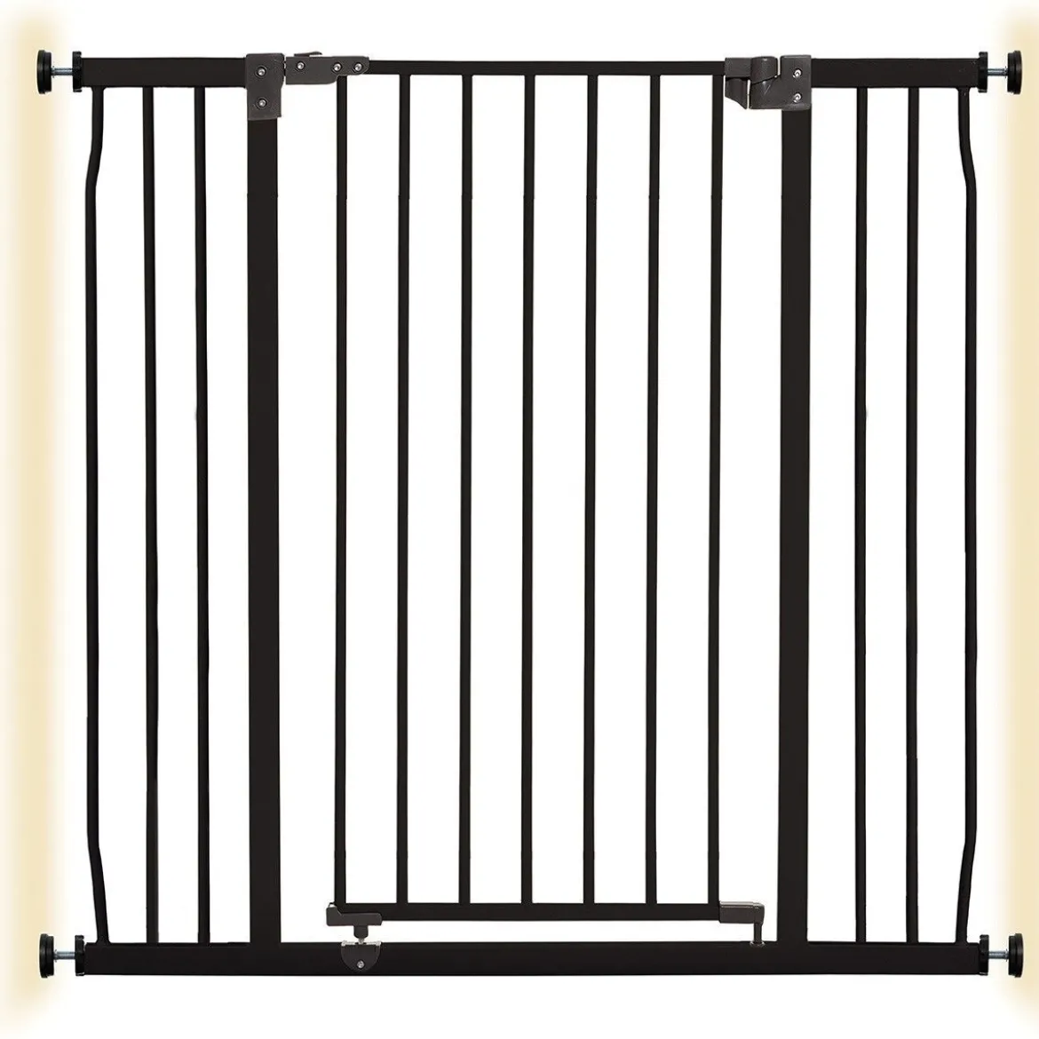PetEasy Hundgrind Extra hög & bred Svart 93x99-105,5 cm