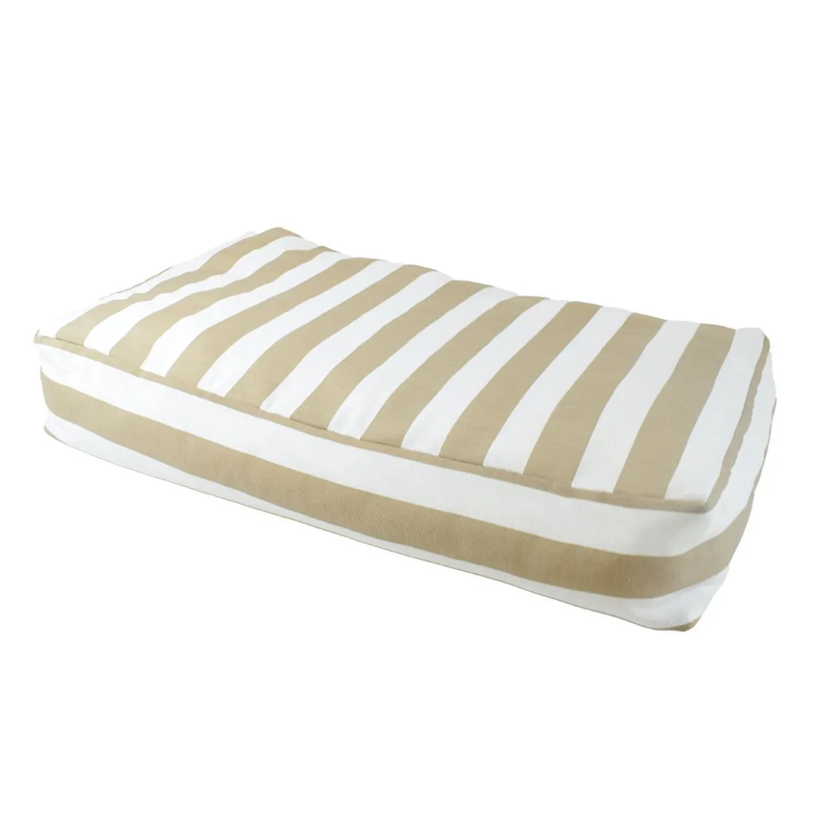 PetEasy Hundmadrass Randig Beige