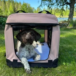 PetEasy Luxury Soft Transportbur Ljusrosa