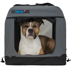 PetEasy x VetZoo Transportbur Grå