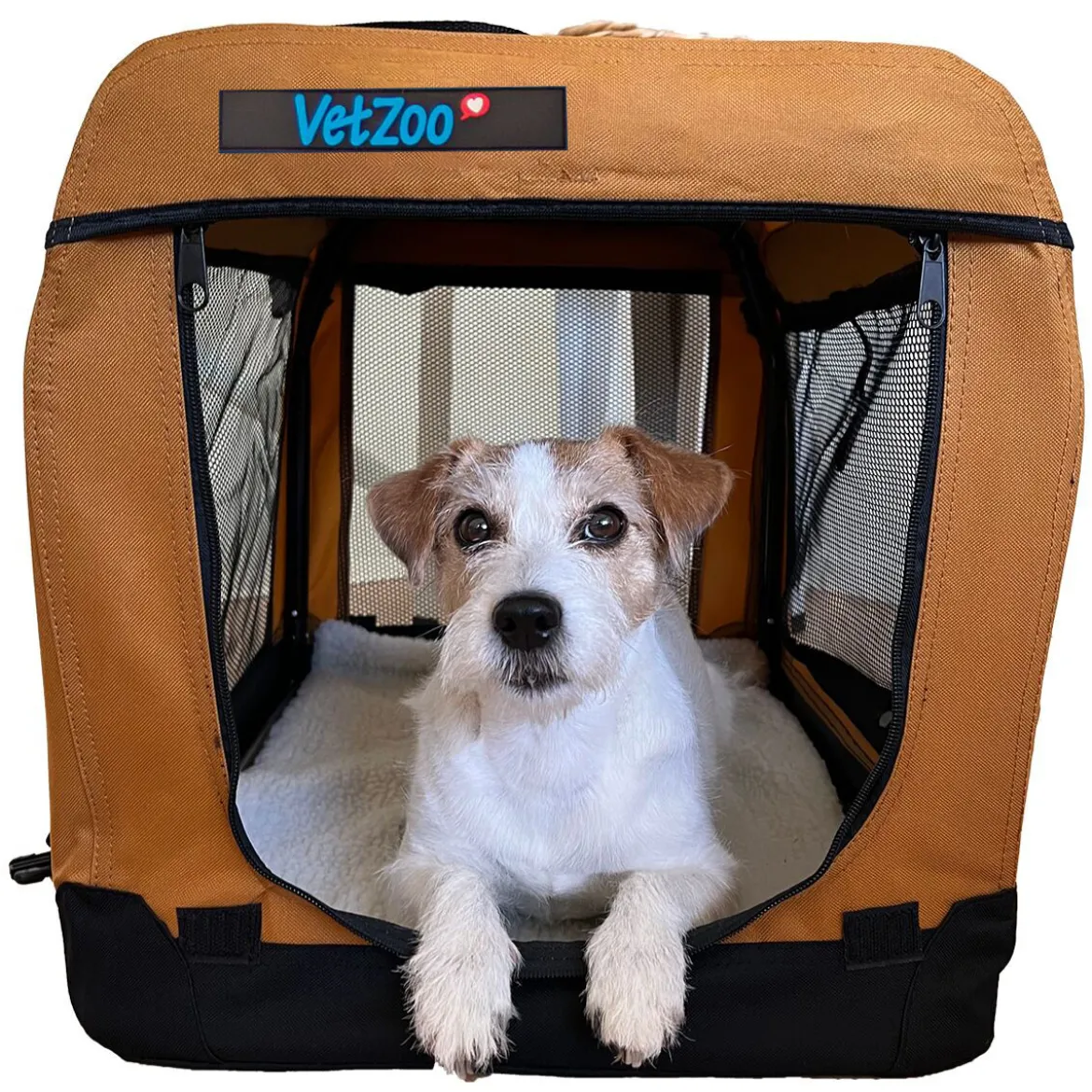 PetEasy x VetZoo Transportbur Brun