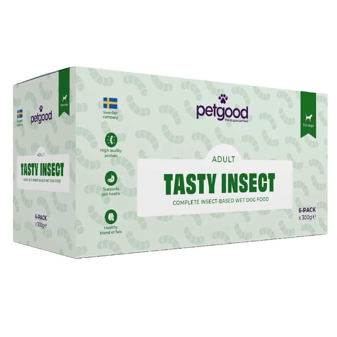 Petgood Adult Våtfoder till Hund med Insektsprotein6x300g